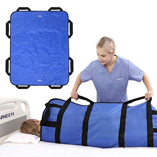 Washable and Reusable Positioning Bed Pad with Handles, Waterproof