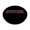 Funny Statistics Professor Joke Data Science Teacher Humor PopSockets Swappable PopGrip