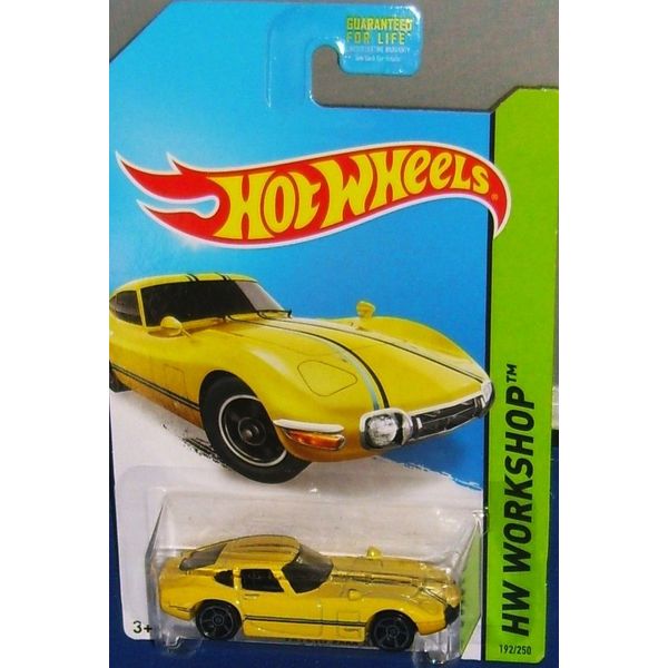 Hot Wheels Toyota 2000 GT #192~ New Yellow~ HW Workshop