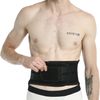 Neotech Care Back Support Belt - Breathable & Adjustable Lower Back Brace - Double Pull Compression Straps (Black, Size L)
