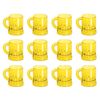 Beistle Mug Shots 12 Piece, 3 Ounces, Yellow