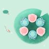 GeekShare Cute Animal Theme Silicone Joycon Thumb Grip Caps,Compatible with Nintendo Switch/OLED/Switch Lite,4PCS - Frog & Axolotl