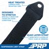 11 Inch Quad Wrap Limit Strap Black PRP Seats