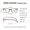 MARE AZZURO Reading Glasses Men 3.50 Stylish Readers 3.5 Strength Fashion Reader Glasses 350 for Male