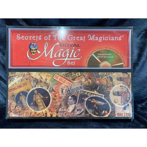 Secrets Of The Great Magicians Royal Magic Set Instructional DVD Tricks NEW