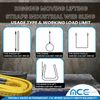 1 Pack 1" x 9ft 2 Ply Polyester Flat Eye Lifting Sling Strap Web Sling 3100 lbs