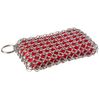 Lodge ACM10R41PLT, Stainless Steel Silicone, Red