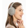 ZLYC Womens Winter Earmuffs Adjustable Knitted Ear Warmers(Gray)