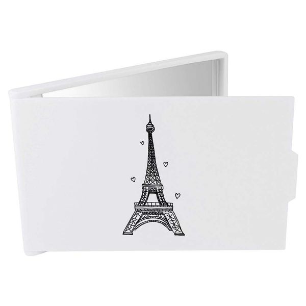 Azeeda 'Eiffel Tower' Compact/Travel/Pocket Makeup Mirror (CM00007506)