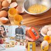 2PCS No Mess Easy Egg Opener, Portable Eggshell Remover, Kitchen Egg Shell Cutter Baking Tools (Orange&Yellow)