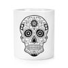 Black Sugar Candy Skull Makeup Brush Pencil Pot