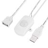 DC 5-24V Mini PIR Motion Sensor Switch Occupancy Sensor Switch for DIY LED Lighting, PIR Infrared Motion Sensor Detector Automatic Switch LED Strip USB Interface (White)