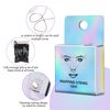 ATOMUS Eyebrow Mapping String 6pcs Pre-inked 10m(32ft) Microblading String for Brow Marking Measuring String for Eyebrow Makeup (black)