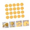 PACKOVE 100Pcs Rounded Makeup Powder Face Cleaning Applicators for Cosmetics Application for Makeup Removal and