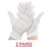 White Dermatological Hands Eczema Moisturising Dry Skin Cream Absorb Magician Women Mens Cotton Gloves