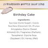 LaLicious Birthday Cake Extraordinary Whipped Sugar Scrub - Pink Shimmer Body & Foot Scrub, Exfoliating & Moisturizing Skin Care with Coconut Oil & Honey, No Parabens (2 Ounce Travel Size)