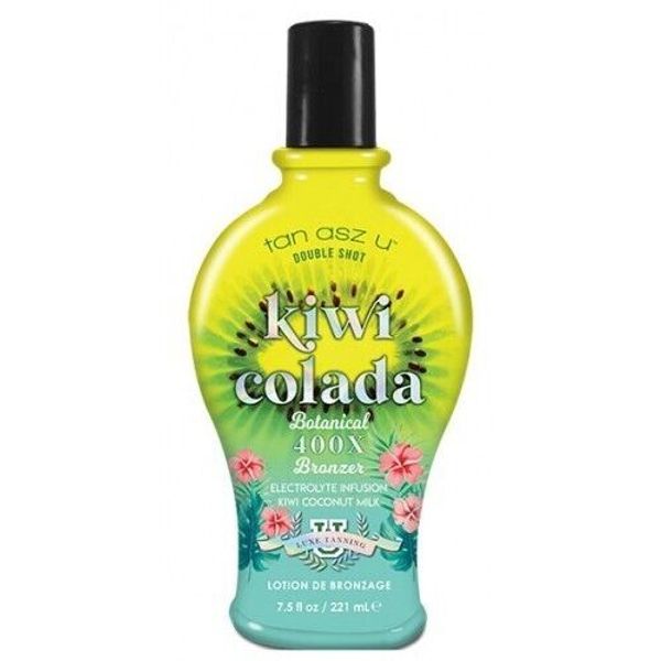 Tan ASZ U Double Shot KIWI COLADA 400X Bronzer 7.5 oz