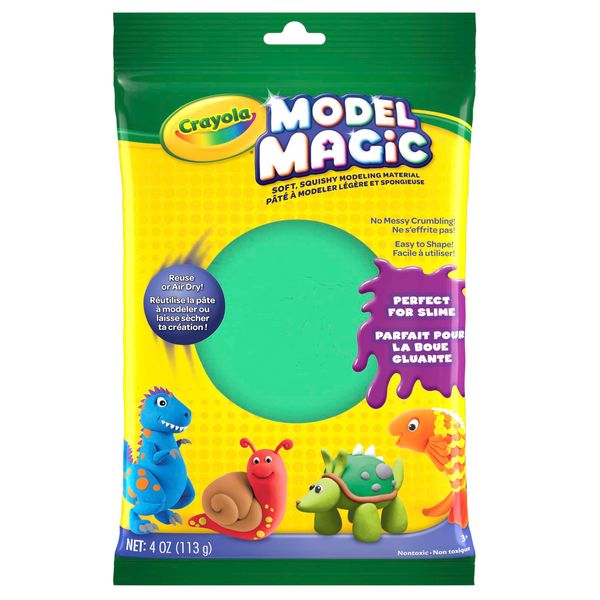 Crayola Model Magic in Green, Modeling Clay Alternative, 4oz