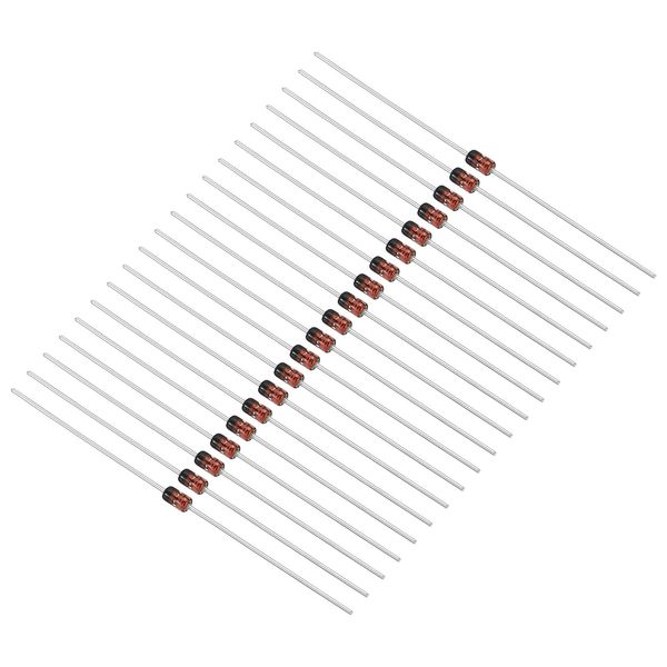 PATIKIL Zener Diodes 20 Pcs 1W Zener Diodes Assortment 6.2V DO-41 for Production Experiments