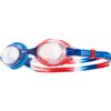 TYR Kids Swimple Swim Goggle, Clear/Red/Navy