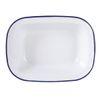 Olympia Enamel Pie Dish Rectangular 180 x 135mm 2(H) x 7(W) x 5.2(D)"