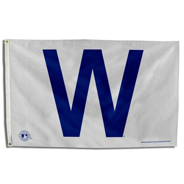 MLB Chicago Cubs W 3-Foot by 5-Foot Banner Flag