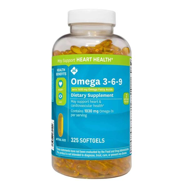 Members Mark Omega 3-6-9 Dietary Supplement (325 Count)