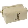 'Party Dachshund' Canvas Wash Bag/Makeup Case (CS00037696)