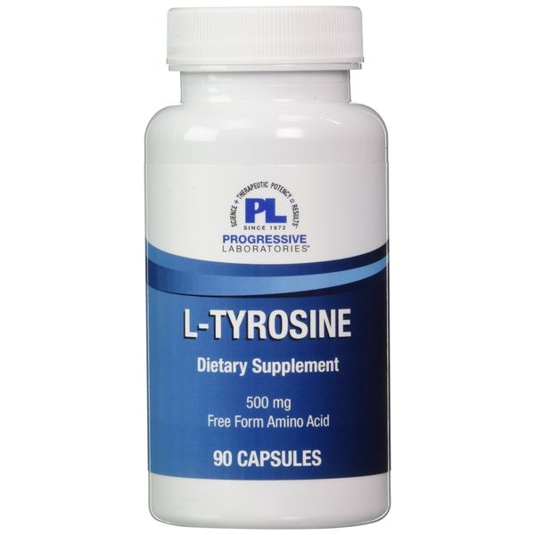 Progressive Labs L-Tyrosine Supplement, 90 Count