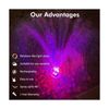 Floating Pool Fountain with Underwater Light Show, Rechargeable Battery Power...