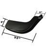 Universal Front Bumper Lip Left Right Splitter Canard Diffuser Chin Deflector CF