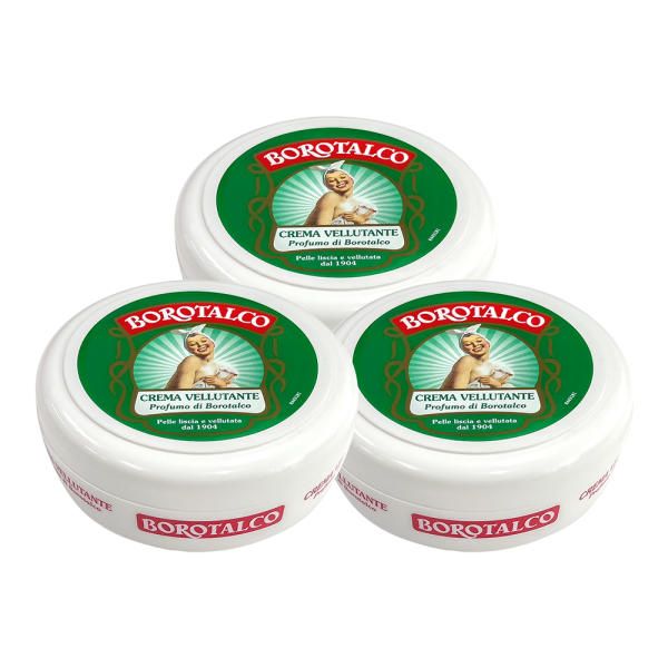 Borotalco Crema Velutante Bellutante Body Cream 150ml_3pcs