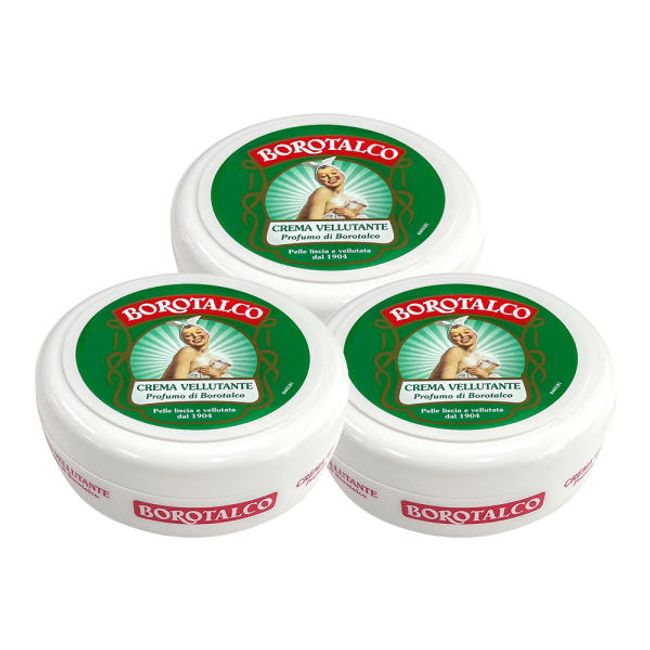 Borotalco Crema Velutante Bellutante Body Cream 150ml_3pcs