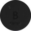 Boron (B) 24.26mm Metalalloid Disc for Collection or Experiments