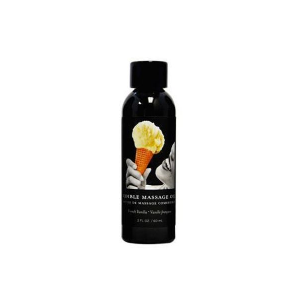 Earthly Body Edible Massage Oil Vanilla 2oz