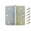 30 Pack 3.5" Satin Nickel Interior Door Hinges with 1/4" Radius Hinges