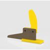 Magswitch SavR Push Block for Table Saw and Router Table, Safe Design with Magnetic Fence Mount, Replaceable MDF Base