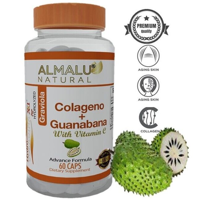 COLLAGEN HYDROLYZED vit C SOURSOP (GUANABANA) Hydrolized Collagen Hair skin nail