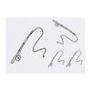 4 x 'Fishing Rod' Temporary Tattoos (TO00007992)