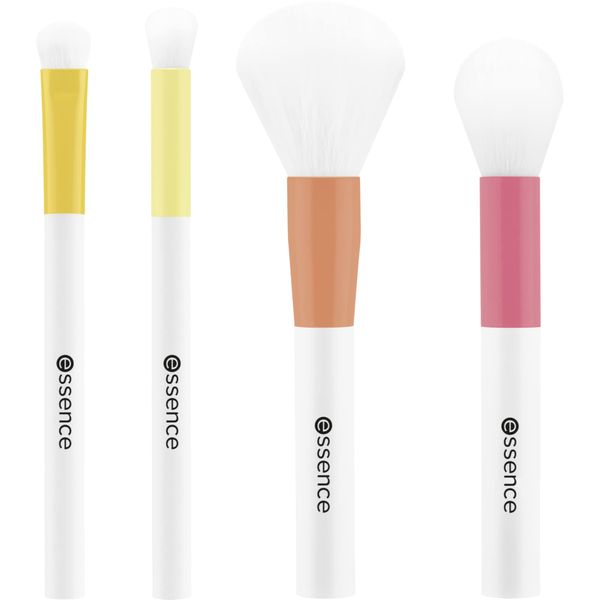 essence MINI brush set, Nr. 01 Mini But Fluffy, mehrfarbig (4 Stück)