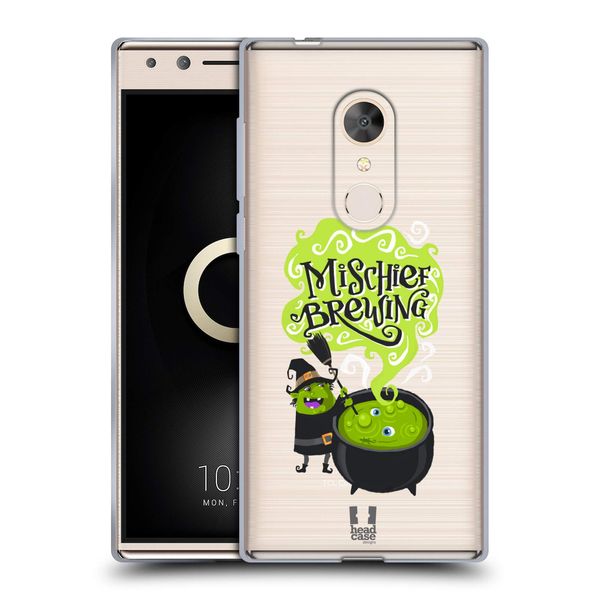 Head Case Designs Witch's Cauldron Halloween Characters Soft Gel Case Compatible for Alcatel 5 (2018)