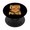 Eat More Chicken Pot Pies Vegetable Baking Baker PopSockets Adhesive PopGrip