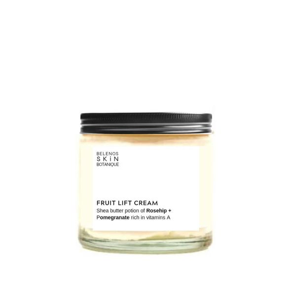 FRUIT LIFT CREAM ROSEHIP AND POMEGRANATE SEED OIL | moisturiser | Coconut Oil infused with Frangipani oil. A Natural and Organic Cream for all skin types