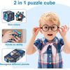 Magic Star Cube Set，Magic Star Cube 2 in 1,Infinity Cube,Speed Cube D Puzzle Cubes for Kids and Adults (star sky)