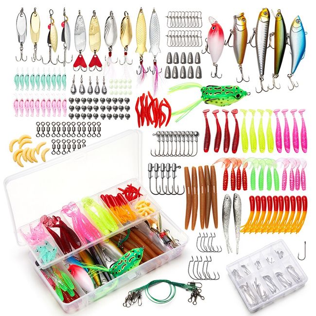 Fishing Lure Kit, FLUSINNO Fishing Lure