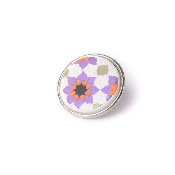 Noosa Chunk 098 Souk Tile purple/white-ceramic