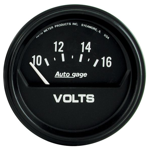 AUTO METER 2319 Autogage Electric Voltmeter Gauge, 2.625 in.