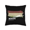 Hungary Rowing Team Rower Oarsmen Rowing Throw Pillow