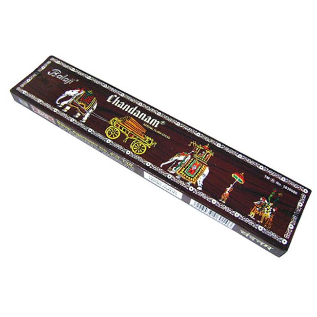 Incense Chandanam Stick /BALAJI CHANDANAM/Incense/Indian Incense/Asian miscellaneous goods (Post-mail delivery option available/1 postage fee will be charged for every 3 boxes)