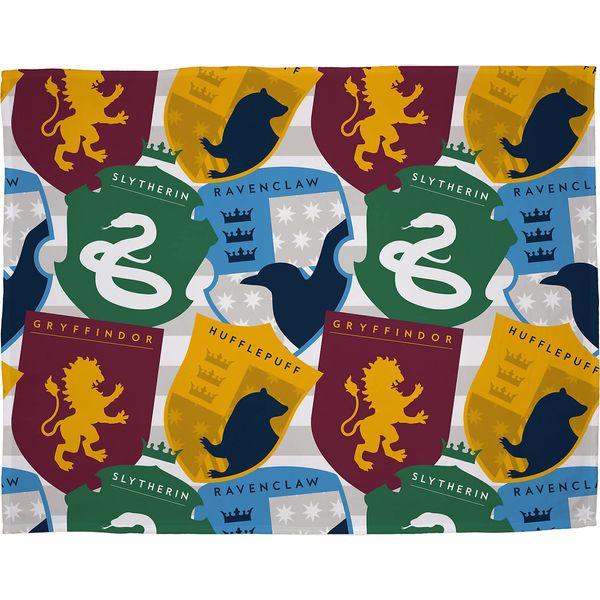 Character World Harry Potter Stickers Fleece Blanket, 100x150